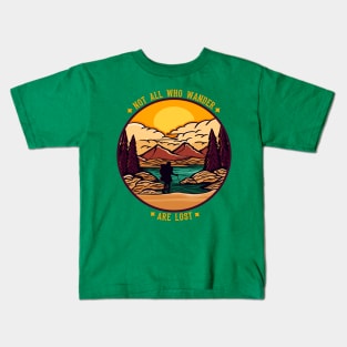 Camping and Outdoors Kids T-Shirt